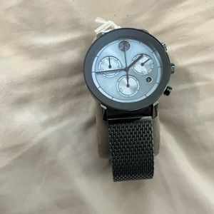 Blue Movado watch